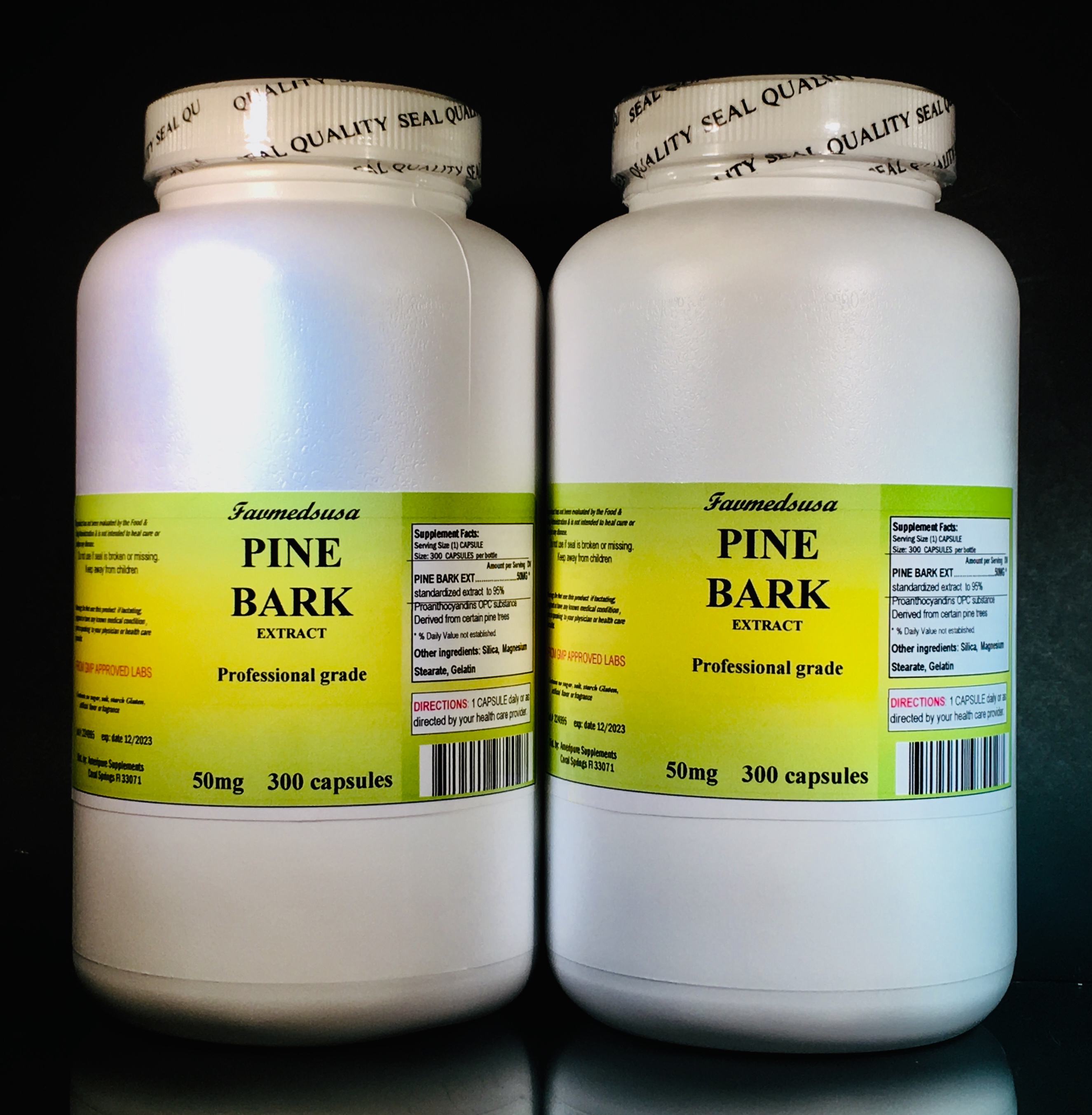 Pine Bark Extract 50mg - 600 (2x300) capsules